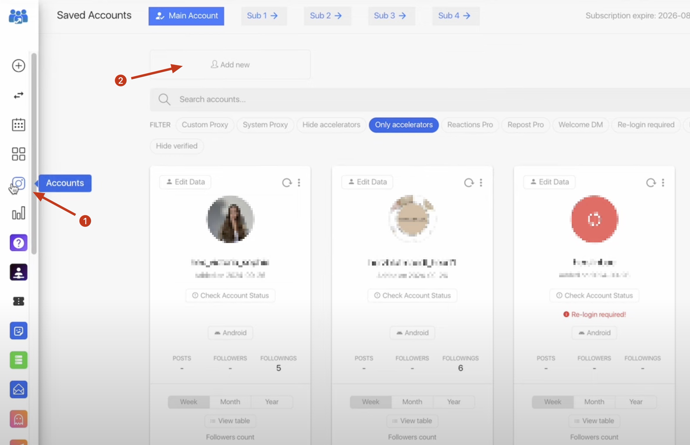 Fanzella Add Instagram Account